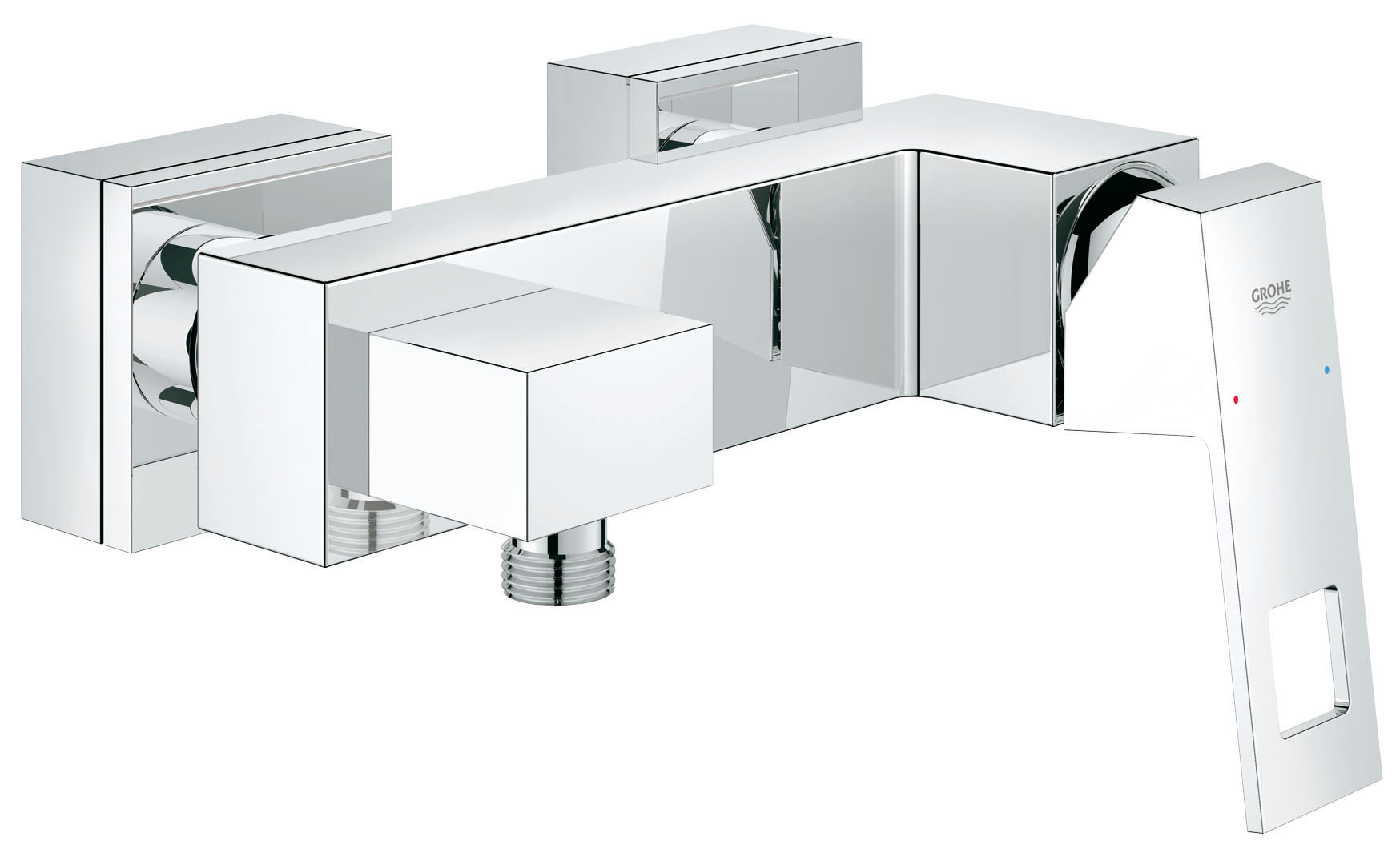 Смеситель для душа GROHE Eurocube (23145000)23145000 Смеситель для душа GROHE Eurocube (23145000)23145000Настенный монтаж Металлический рычаг GROHE SilkMove керамический картридж O 46 мм GROHE StarLight хромированная поверхность Регулировка расхода воды Отвод для душа снизу 1/2? со встроенным обратным клапаном Скрытые S-образные эксцентрики Дополнительный ограничитель температуры (46 375 000) С защитой от обратного потока Видео по установке является исключительно информационным. Установка должна проводиться профессионалами! Характеристики: Материал: металл. Цвет: хром. Количество монтажных отверстий: 2. Размер упаковки: 24 см x 19 см x 14,5 см. Артикул: 23145000.
