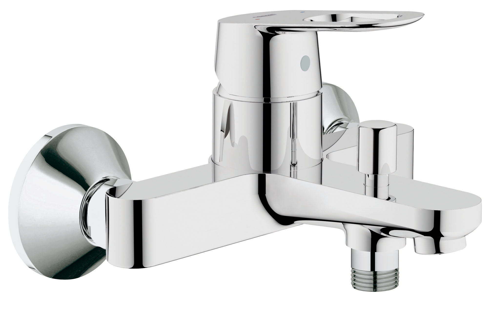 Смеситель для ванны GROHE BauLoop (23341000)68/5/3 Смеситель для ванны GROHE BauLoop (23341000)68/5/3Настенный монтаж Металлический рычаг GROHE SilkMove керамический картридж O 46 мм GROHE StarLight хромированная поверхностьРегулировка расхода воды Автоматический переключатель: ванна/душ Отвод для душа снизу 1/2? со встроенным обратным клапаном Аэратор Скрытые S-образные эксцентрики Отражатель из металла Дополнительный ограничитель температуры (46 308 000)Видео по установке является исключительно информационным. Установка должна проводиться профессионалами!