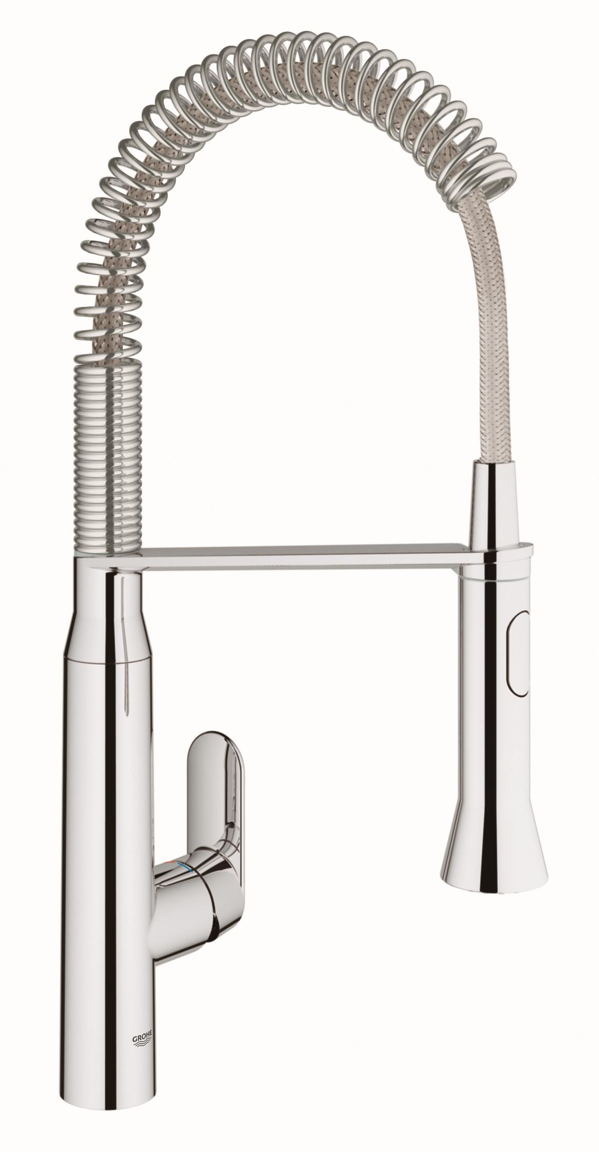 Смеситель для кухни GROHE K7 (31379000)31379000 Смеситель для кухни GROHE K7 (31379000)31379000Стильный и функциональный смеситель с лейкой профессионального типа, вращающейся в радиусе 360° С помощью этого кухонного смесителя GROHE из коллекции К7 Вы станете справляться с работой на кухне как настоящий профессионал. Еще на стадии разработки в него была заложена функциональность профессионального уровня: в частности, он оснащен лейкой профессионального типа, вращающейся в радиусе 360° и работающей в двух режимах струи – мягком мелкодисперсном и мощном душевом. За счет широкого радиуса охвата рабочего пространства лейкой, уборка рабочих поверхностей и зоны мойки станет легче, чем когда-либо прежде. Помимо этого, данный высокофункциональный смеситель располагает изливом средней высоты, с помощью которого удобно наполнять высокие кастрюли. Благодаря разработанной нами системе упрощенного монтажа Вы сможете быстро установить свой новый смеситель без профессиональной помощи. Сияющее хромированное покрытие смесителя выполнено по технологии GROHE StarLight и гарантирует ему сохранение...