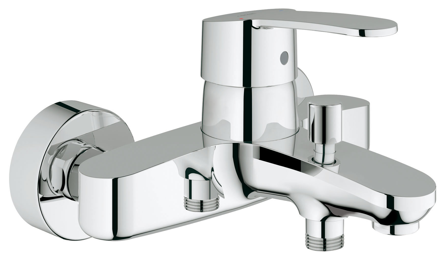 Смеситель для ванны GROHE Eurostyle Cosmopolitan (33591002)33591002 Смеситель для ванны GROHE Eurostyle Cosmopolitan (33591002)33591002Настенный монтаж Металлический рычаг Аэратор GROHE SilkMove керамический картридж O 46 мм GROHE StarLight хромированная поверхность Регулировка расхода воды Автоматический переключатель: ванна/душ Встроенный обратный клапан в душевом отводе 1/2? Скрытые S-образные эксцентрики Дополнительный ограничитель температуры (46 308 000) С защитой от обратного потока Класс шума I по DIN 4109 Видео по установке является исключительно информационным. Установка должна проводиться профессионалами!