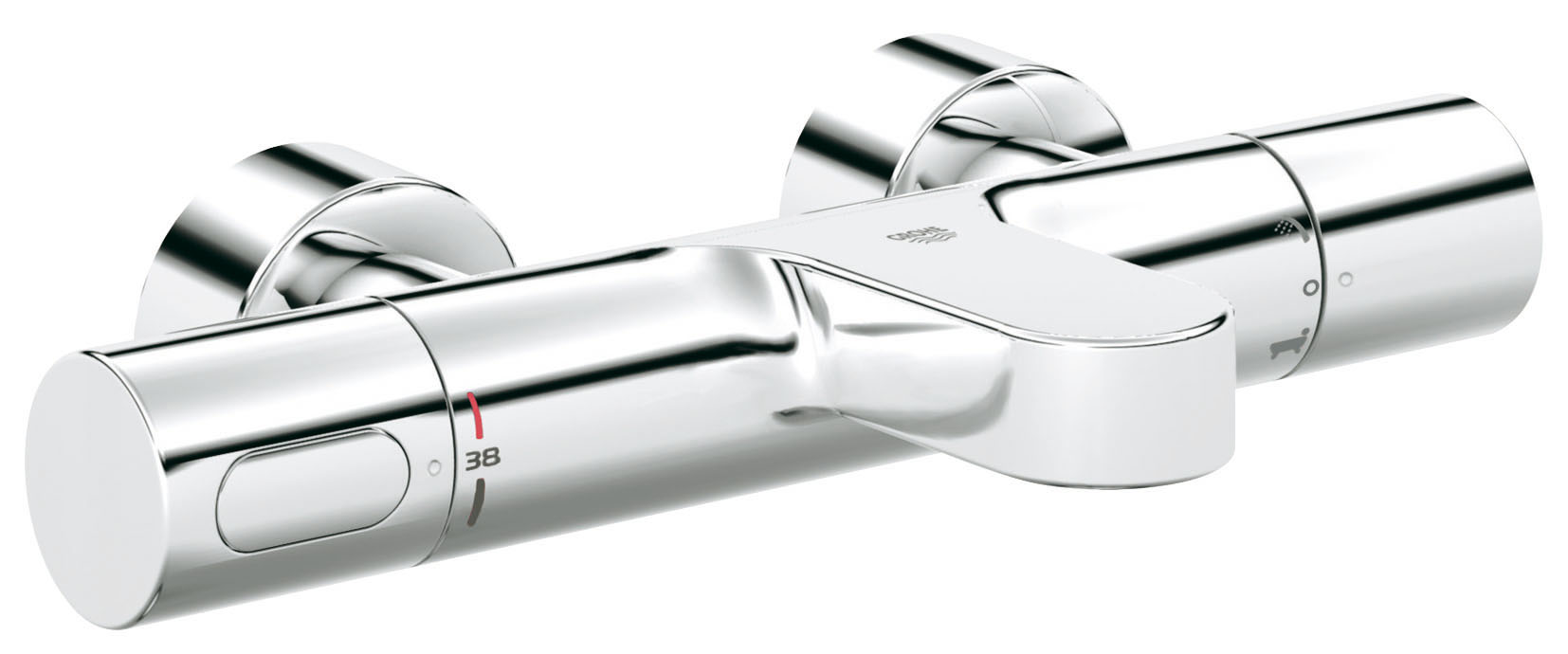 Термостатический смеситель для ванны GROHE Grohtherm 3000 Cosmopolitan (34276000)34276000 Термостатический смеситель для ванны GROHE Grohtherm 3000 Cosmopolitan (34276000)34276000Настенный монтаж GROHE CoolTouch безопасный корпус GROHE TurboStat встроенный термоэлемент Аквадиммер многофункциональный: - регулировка расхода Стопор безопасности при 38°C Встроенный стопор смешанной воды - переключатель: ванна/душ Отвод для душа снизу 1/2? Аэратор GROHE StarLight хромированная поверхность Встроенные обратные клапаны Грязеулавливающие фильтры Скрытые S-образные эксцентрики С защитой от обратного потока GROHE EcoJoy - технология совершенного потока при уменьшенном расходе воды Видео по установке является исключительно информационным. Установка должна проводиться профессионалами!
