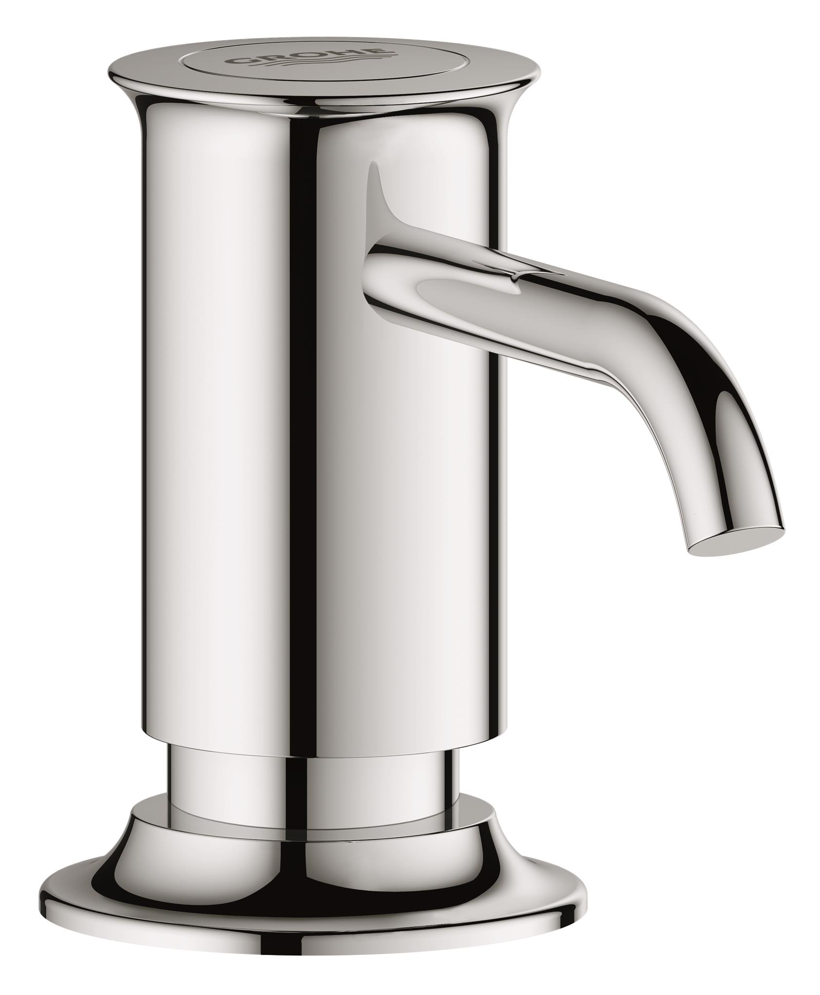 Дозатор для жидкого мыла Grohe Authentic, встраиваемый в столешницу, 400 мл40537000 Дозатор для жидкого мыла Grohe Authentic, встраиваемый в столешницу, 400 мл40537000Дозатор для жидкого мыла Grohe Authentic идеален для современных ванных комнат, его геометрические формы и чистые линии играют ключевую роль. В серии Authentic вы сможете найти несколько смесителей для ванной и кухни, но также вы сможете найти много аксессуаров, которые смогут внести последний штрих в дизайн ванной.