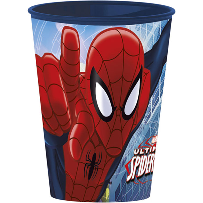 Disney Стаканчик пластмассовый Spider-Man, 260 мл115510 Disney Стаканчик пластмассовый Spider-Man, 260 мл115510Яркий стаканчик Spider-Man доставит вашему малышу массу удовольствия. Изготовлен стаканчик из высококачественного полипропилена красного цвета. Со стенок стакана на вашего малыша смотрит герой любимого фильма Человек-Паук. Прекрасное дополнение к праздничному столу на детской вечеринке! Такой подарок станет не только приятным, но и практичным сувениром, добавит ярких эмоций вашему ребенку!