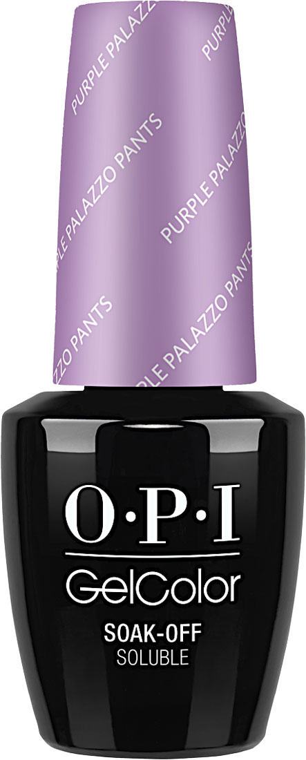 OPI Гель-лак для ногтей GelColor, тон № GCV34 Purple Palazzo Pants, 15 млGCV34 OPI Гель-лак для ногтей GelColor, тон № GCV34 Purple Palazzo Pants, 15 млGCV34GELCOLOR от OPI. ГЕЛЬКОЛОР это 100% гель в лаковом флаконе! В отличие от гелей-лаков, из-за отсутствия лаковой составляющей ГЕЛЬКОЛОР не подвержен сколам и трещинам. Ультра-быстрое светоотверждение в LED-лампе OPI! Всего лишь 4 минуты на все слои включая базу и верхнее покрытие на всех пальцах! Не требует шлифовки ногтей перед нанесением и опиливания при снятии, а значит — не травмирует ногти! Снимается за 15 минут отмачиванием. ГЕЛЬКОЛОР - экономичен! ГЕЛЬКОЛОР - это высочайшее качество OPI по доступной цене. Оттенки легендарных лаков OPI при желании можно наносить поверх ГЕЛЬКОЛОР. Сравните стоимость ГЕЛЬКОЛОР с другими марками и Вы увидите разницу! Стойкое и сияющее покрытие на недели вперед с GELCOLOR. ГЕЛЬКОЛОР это 100% гель в лаковом флаконе! В отличие от гелей-лаков, из-за отсутствия лаковой составляющей ГЕЛЬКОЛОР не подвержен сколам и трещинам. Ультра-быстрое светоотверждение в LED-лампе OPI! Всего лишь 4 минуты на все слои включая базу и верхнее покрытие на всех пальцах!...