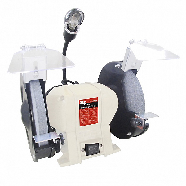 Станок заточной RD-3220BL RedVergRD-3220BL Станок заточной RD-3220BL RedVergRD-3220BLКомпактный и легкий заточный станок RedVerg с подсветкой. Предназначен для шлифовальных и заточных работ по металлу в частных гаражах, небольших мастерских и предприятий. Надежный ассинхронный двигатель обеспечит долгий срок службы заточного станка, а система защитных приспособлений в виде защитного стекла и металлического упора, сделает работу оператора безопасной от травм. Размеры шлифовального круга: 200*20*32