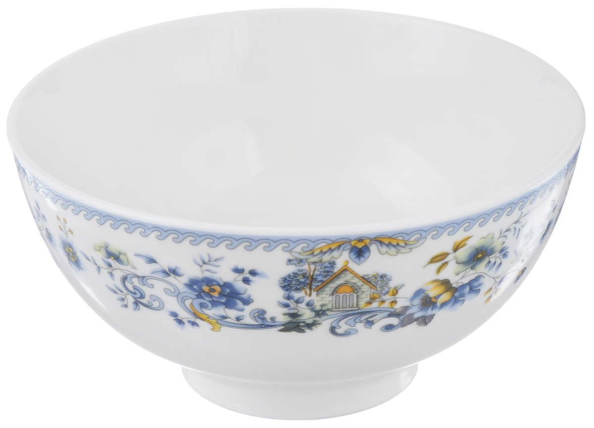 Салатница Nanshan Porcelain Пейзаж, цвет: белый, синий, желтый, диаметр 12,5 см115510 Салатница Nanshan Porcelain Пейзаж, цвет: белый, синий, желтый, диаметр 12,5 см115510Салатница Nanshan Porcelain Пейзаж изготовлена из фарфора. Посуда безопасна для здоровья и окружающей среды. Внешние стенки оформлены изящным узором. Такая салатница прекрасно подходит для подачи холодных и горячих блюд: каш, хлопьев, супов, салатов. Она дополнит коллекцию вашей кухонной посуды и будет служить долгие годы. Можно использовать в посудомоечной машине и СВЧ. Диаметр салатницы (по верхнему краю): 12,5 см. Высота стенки салатницы: 6 см.
