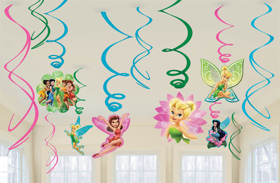 Amscan Спираль Disney Феи 12 шт1501-2113 Amscan Спираль Disney Феи 12 шт1501-2113Приближается день рождения или другая знаменательная дата? Создать праздничную атмосферу в доме поможет украшение-спираль Disney. Феи. Каждая спираль снабжена колечком для крепления к потолку или стене. В наборе 12 разноцветных украшений.