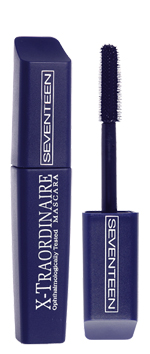 SEVENTEEN Тушь для удлинения, подкручивания, увеличения объема тон 01 X-Traordinare Mascara черная, 12 мл11196401 SEVENTEEN Тушь для удлинения, подкручивания, увеличения объема тон 01 X-Traordinare Mascara черная, 12 мл11196401Специальная пластиковая кисточка. Объемные и превосходно разделенные ресницы. Изогнутые и деликатно удлиненные ресницы. Повторное нанесение позволяет добиться эффекта накладных ресниц.