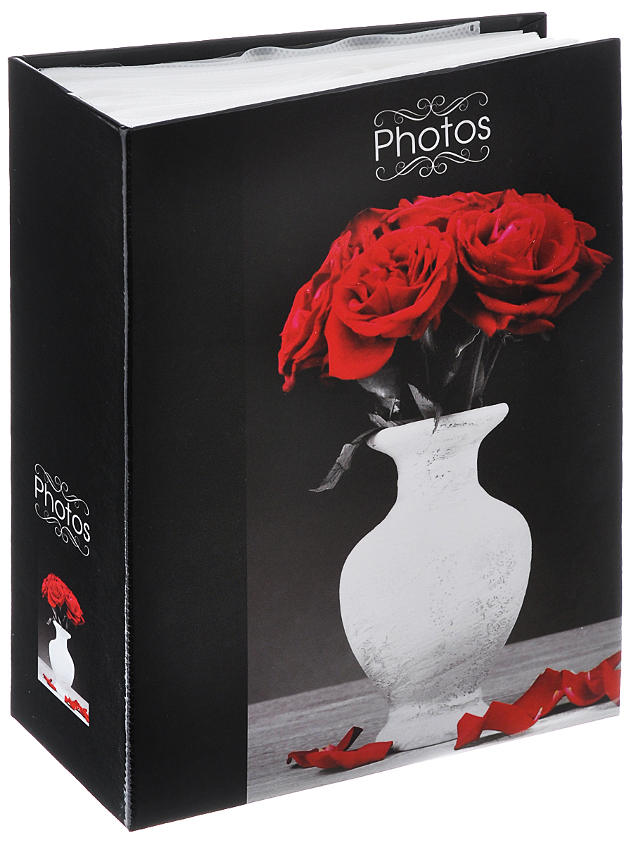 Фотоальбом Big Dog Bouquet, 100 фотографий, 10 x 15 см20228 AV46100 Фотоальбом Big Dog Bouquet, 100 фотографий, 10 x 15 см20228 AV46100Фотоальбом Big Dog Bouquet поможет красиво оформить ваши самые интересные фотографии. Обложка, выполненная из толстого картона, оформлена изображением букета роз. Внутри содержится блок из 50 белых листов с фиксаторами-окошками из полипропилена. Альбом рассчитан на 100 фотографий формата 10 см х 15 см (по 1 фотографии на странице). Переплет - книжный. Нам всегда так приятно вспоминать о самых счастливых моментах жизни, запечатленных на фотографиях. Поэтому фотоальбом является универсальным подарком к любому празднику. Количество листов: 50.