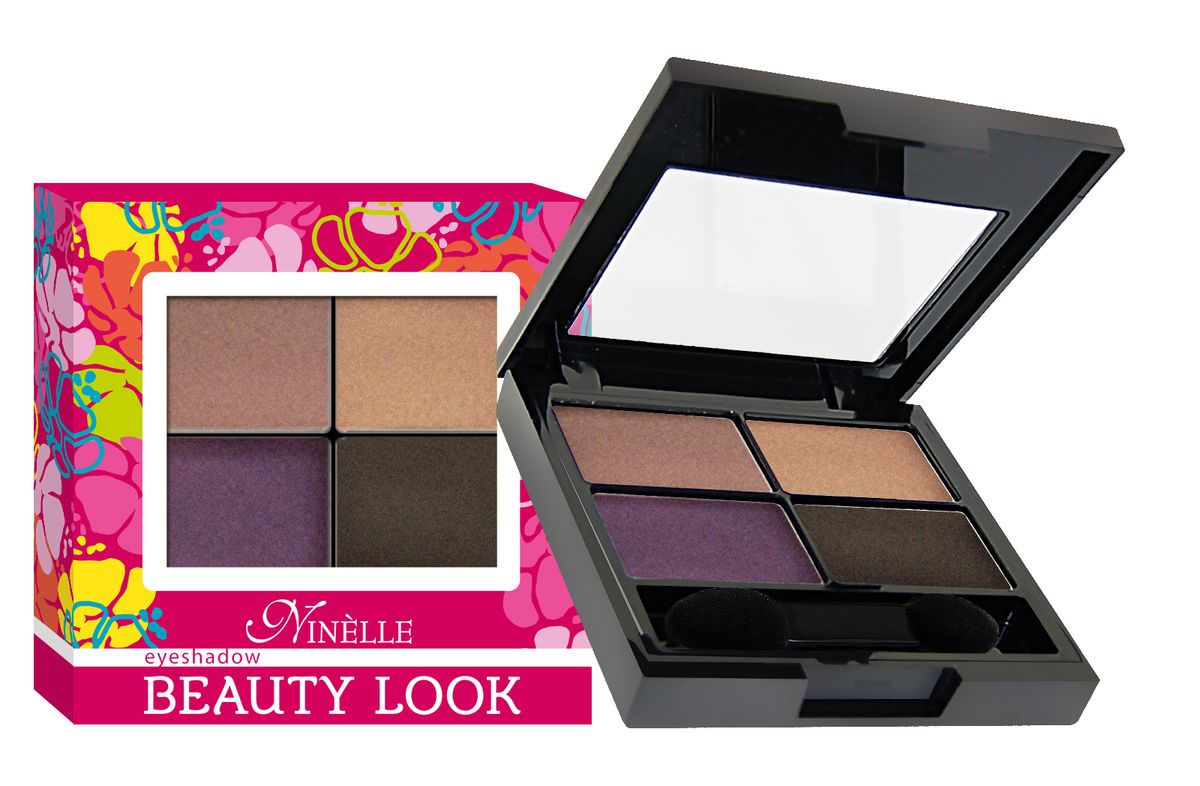 Ninelle Тени для век Beauty look, тон №671, 6 г911N10615 Ninelle Тени для век Beauty look, тон №671, 6 г911N10615Беспроигрышное сочетание трех оттенков в одной палитре позволяет идеально подчеркнуть форму глаз и выделить их цвет, а также максимально точно добиться плавных переходов от темного оттенка к более светлому Проверено дерматологами