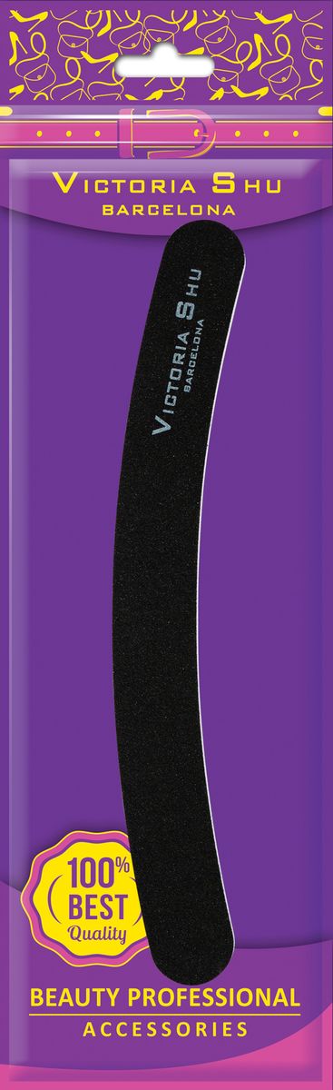 Victoria Shu Пилочка для ногтей Бумеранг F301, 15 г1059V15649 Victoria Shu Пилочка для ногтей Бумеранг F301, 15 г1059V15649Пилка для ногтей выполнена из высококачественного износостойкого материала. Пилка используется для запиливания боковых сторон, придания длины и формы натуральным и искусственным ногтям. Форма бумеранг поможет обработать ногти вдоль кутикулы без повреждений. Пилка удобна в работе, имеет большой срок службы и легко дезинфицируется. Абразивность 100/180.