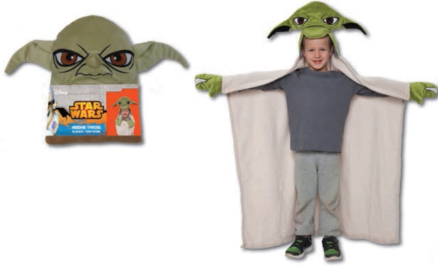 15671 Плед с капюшоном StarWars (Звёздные Войны) - Yoda, размер 100х100 см15671 15671 Плед с капюшоном StarWars (Звёздные Войны) - Yoda, размер 100х100 см15671Детский плед с капюшоном – удивительная и многофункциональная вещь, от приобретения которой выиграют все. Родители, потому что получают для своих любимых чад тёплое и мягкое покрывальце. Дети, потому что мягкий плед может использоваться как накидка или пончо, а это отличная возможность преобразиться из мальчика или девочки в любимого героя. Данная текстильная продукция занимает высокие позиции на потребительском рынке благодаря своим оригинальным дизайнам и безопасным материалам.
