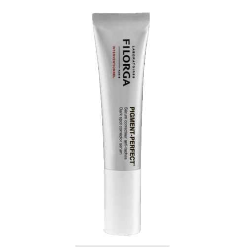 Filorga Сыворотка Pigment Perfect против пигментных пятен 30 млDCGP027 Filorga Сыворотка Pigment Perfect против пигментных пятен 30 млDCGP027Ультраконцентрированная сыворотка корректирует пигментные пятна и выравнивает тон кожи. Эффект виден уже с первого применения. Можно использовать в качестве дополнения к лазернымпроцедурам и пилингам. -Коррекция пигментных пятен: Экстракт хмелярегулирует синтез меланина и, таким образом, заметноуменьшает пигментные пятна. - Профилактика появления пигментных пятен: Растительный экстракт защищает кожу отвозникновения пигментных пятен, вызванныхоксидативным стрессом. - Выравнивание тона кожи: Новое поколениевитамина С в наиболее стабильной формевыравнивает тон кожи и возвращает ей естественноесияние. Корректирует пигментные пятна и выравнивает тон кожи