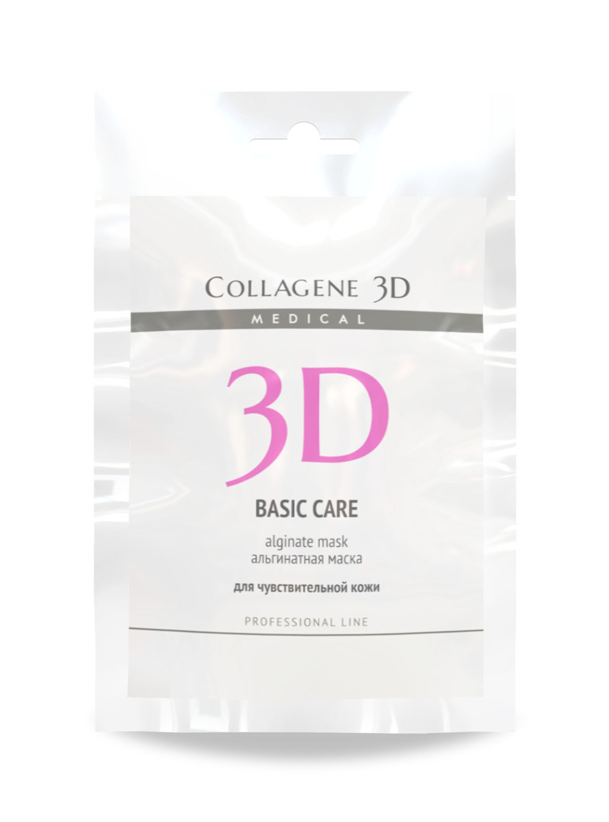 Medical Collagene 3D Альгинатная маска для лица и тела Basic Сare, 30 г22024 Medical Collagene 3D Альгинатная маска для лица и тела Basic Сare, 30 г22024Высокоэффективная, пластифицирующая маска на основе лучшего натурального сырья. Розавая глина и масло чайного дерева обладает широким спектром действий, подтягивает овал лица, снимает раздражение, устраняет воспалительные элементы на коже.