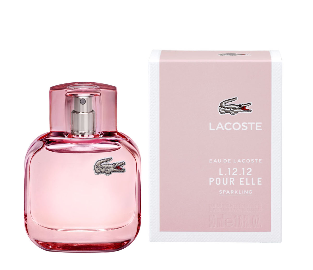 LACOSTE Eau de Lacoste L.12.12 Pour Elle Sparkling Туалетная вода 50 мл8005610295497 LACOSTE Eau de Lacoste L.12.12 Pour Elle Sparkling Туалетная вода 50 мл8005610295497Сладкий и игривый, аромат в стиле la fran?aise. Нота пирожного макаруни в сердце аромата – это дань французским корням бренда LACOSTE. Верхние ноты фруктов и специй дарят аромату динамику, а сочетание с базовой нотой пачули придает этому соблазнительному творению изысканную утонченность. Верхняя нота: французский макарун. Средняя нота: жасмин-самбак и белые цветы. Шлейф: пачули. Ноты фруктов делают парфюм искрящимся, а база из пряно-древесных акцентов привносит завершенность и изысканность. Дневной и вечерний аромат.