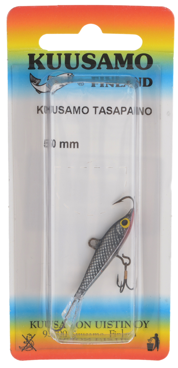 Балансир Kuusamo Tasapaino, с тройником, цвет: черный, серебряный, 5 см54036 Балансир Kuusamo Tasapaino, с тройником, цвет: черный, серебряный, 5 см54036Kuusamo Tasapaino - это классический балансир, проверенный временем. Традиционно высокое качество изготовления гарантирует улов. Балансир Kuusamo Tasapaino отлично подойдет для ловли окуня, судака, берша и щуки. Изделие комплектуется одинарными крючками и подвесным тройником.