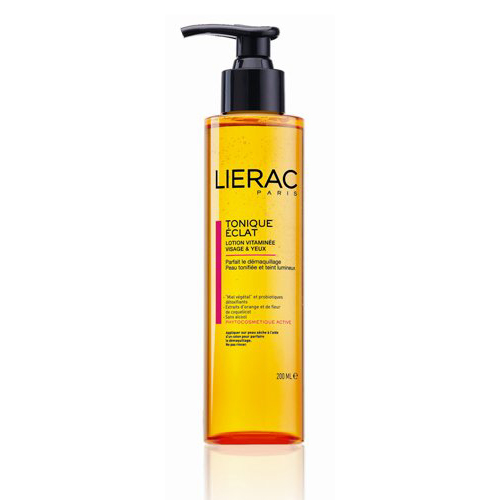 Lierac ЛОСЬОН ТОНИЗИРУЮЩИЙ для лица и контура глаз 200 млL647 Lierac ЛОСЬОН ТОНИЗИРУЮЩИЙ для лица и контура глаз 200 млL647Тонизирует кожу, придаёт ей сияние. Содержит натуральный защитный комплекс ECOSKIN (цветочный мёд, пробиотики-детоксикаторы), экстракт красного апельсина (придает энергию, выводит токсины), экстракт цветков мака (увлажняет и препятствует появлению морщин), комплекс гидроксикислот (придают сияние коже и витамин В5 (способствует росту ресниц)