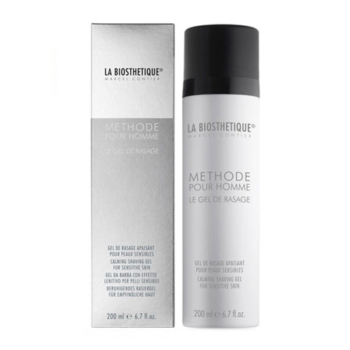 La Biosthetique Успокаивающий гель Methode Pour Homme для идеально гладкого бритья, 200 млLB3248 La Biosthetique Успокаивающий гель Methode Pour Homme для идеально гладкого бритья, 200 млLB3248На влажной коже гель образует нежную кремообразную пену, что способствует мягкому и гладкому бритью. Гель содержит комплекс активных компонентов, обеспечивающих легкое скольжение лезвий и деликатный уход за кожей, например, экстракт Ладана, входящий в состав средства, снимает раздражение и воспаление, успокаивает и смягчает кожу, таким образом предотвращает возникновение нежелательных реакций во время бритья, а сок Алоэ Вера интенсивно питает и улучшает метаболизм клеток, тем самым ускоряя процесс восстановления и заживления тканей. После бритья кожа выглядит здоровой, становится гладкой, упругой и выравнивается цвет лица. Гипоаллергенно проверено дерматологическими тестами