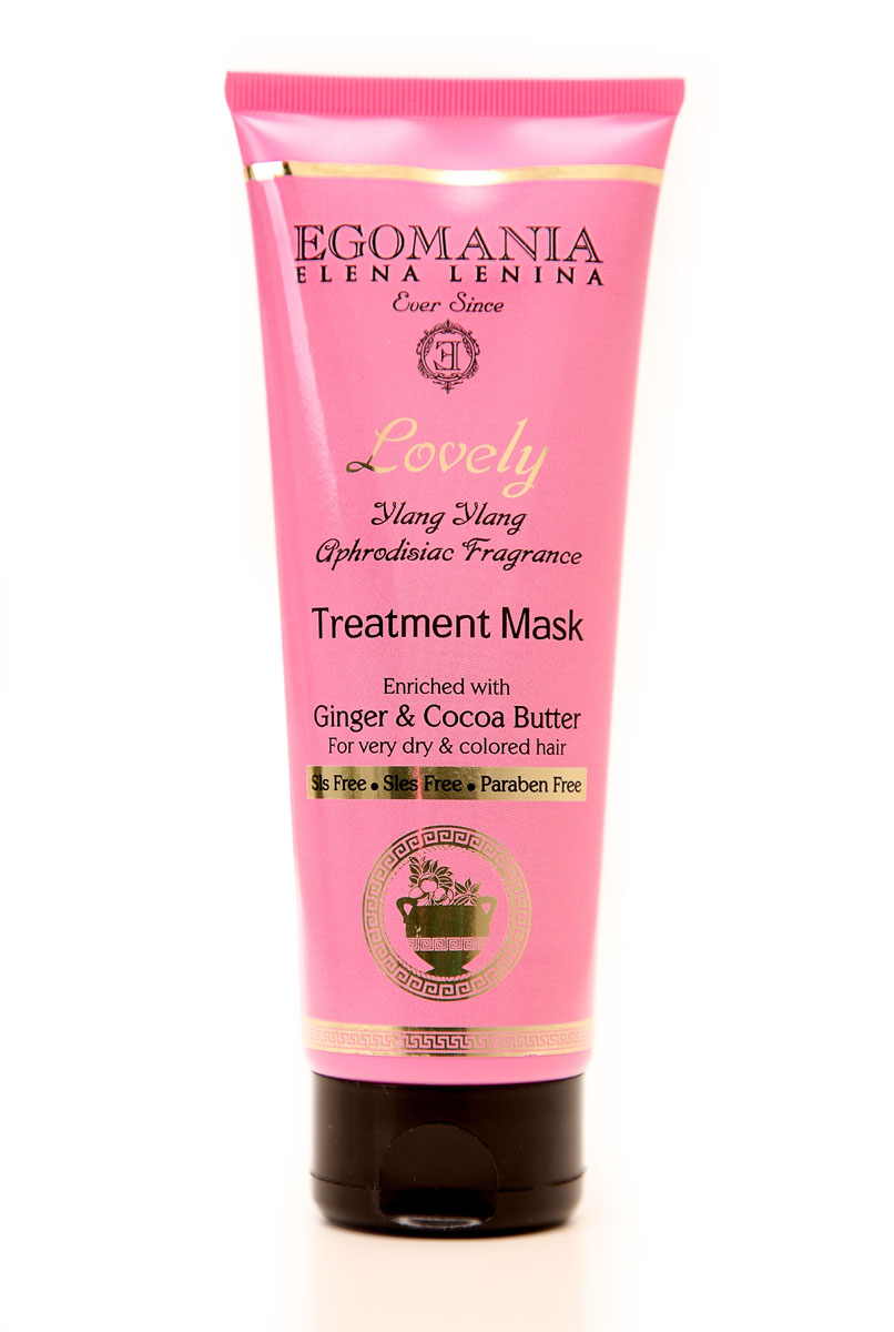 Egomania Professional Collection Маска Lovely с имбирем и маслом какао для пересушенных и окрашенных волос 250 мл830428 Egomania Professional Collection Маска Lovely с имбирем и маслом какао для пересушенных и окрашенных волос 250 мл830428Эксклюзивная Spa коллекция по уходу за волосами от Egomania Professional Collection и Elena Lenina раскрывает женщинам магию соблазнения мужчин. Колдовская сила чарующих и пьянящих ароматов натуральных афродизиаков растительного происхождения в каждой баночке коллекции привлекает внимание всех мужчин, делая женщину объектом желания номер один.Маска с имбирем и маслом какао - это уникальный подарок природы. В составе этого продукта большое количество масел и аминокислот. Используя маску раз в неделю, вы буквально пропитываете волос маслами и экстрактами. Волосы становятся шелковистыми, гладкими и блестящими. Чем хуже состояние поврежденных волос, тем эффективнее работает маска на волосах, насыщая их необходимыми экстрактами и маслами: аргана, жожоба, какао, косточек винограда, миндаля, примулы вечерней, огуречной травы. Масла в составе маски имеют низкую молекулярную плотность, поэтому способны пропитать всю структуру волоса. Сок алоэ и экстракт корня имбиря обладают дубильными...