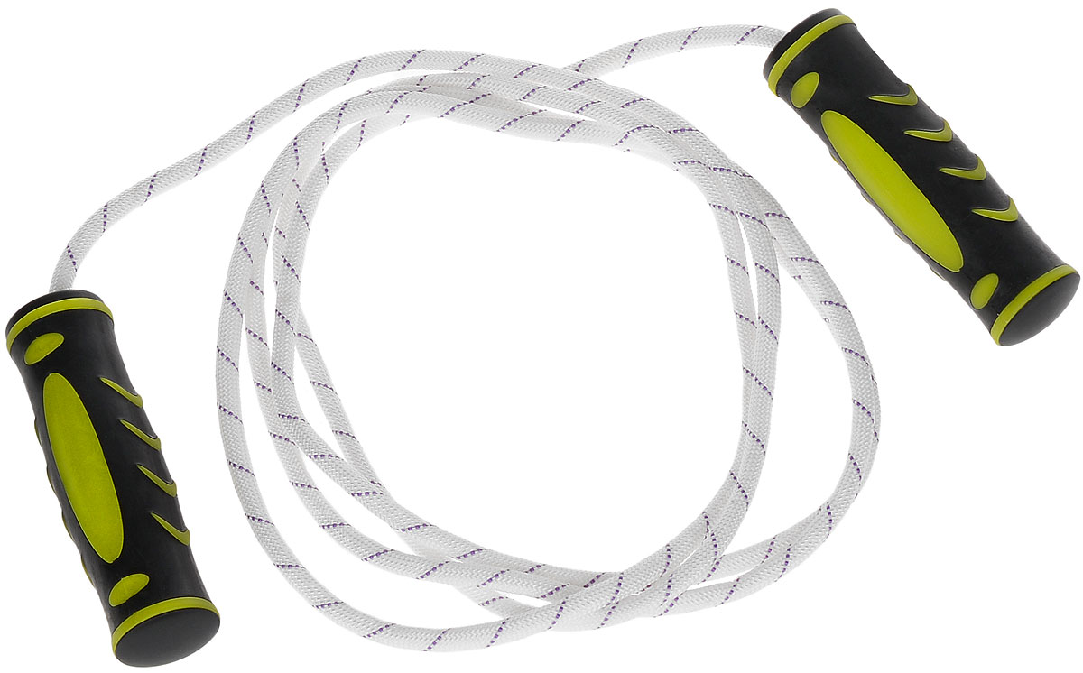 Скакалка Ironmaster, 300 смIR97129 Скакалка Ironmaster, 300 смIR97129Скакалка Ironmaster рекомендуется для использования во время тренировок спортсменов. Скакалка позволяет задействовать большое количество рабочих мышц и улучшает работу сердечно-сосудистой системы. Трос скакалки выполнен из хлопка, ручки - из полипропилена с резиновыми вставками. Фигурные рукоятки плотно ложатся в руку и не выскальзывают во время тренировок. Длина скакалки с учетом ручек: 300 см. Длина скакалки без учета ручек: 275 см. Размер ручек: 12,5 см х 3,5 см х 3,5 см.