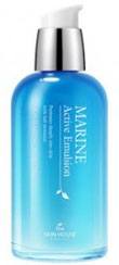 THE SKIN HOUSE Эмульсия для лица с керамидами MARINE ACTIVE, 130 мл822715 THE SKIN HOUSE Эмульсия для лица с керамидами MARINE ACTIVE, 130 мл822715Эмульсия для лица с керамидами, 130мл Гиалуроновая кислота и керамид III увлажняют и укрепляют кожу, благодаря чему эмульсия питает и насыщает влагой даже глубокие слои кожи. А за счет содержания глубоководной воды и экстракта морских водорослей, кожа быстрее впитывает и поглощает питательные вещества, заряжаясь силой и энергия, становясь увлажненной и сияющей. Эмульсия быстро впитывается, без ощущения липкости, оставляя после себя чувство свежести в течении долгого времени.