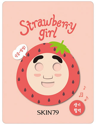 SKIN79 Тканевая маска для лица с натуральным экстрактом клубники Fruit Mask, 23 мл400013 SKIN79 Тканевая маска для лица с натуральным экстрактом клубники Fruit Mask, 23 мл400013Тканевая маска для лица с натуральным экстрактом клубники, 23гр Фрутомаска содержит экстракт клубники, который витаминизирует кожу, придавая ей энергию и дополнительное питание. Интенсивно увлажняющая эссенция мягко проникает в кожу, укрепляет ее и повышает упругость , а входящие в состав экстракты свежих фруктов позаботяться о Вашей кожи и устранят все ее недостатки! А аромат зеленых цветов оказывает успокаивающее воздействие. В состав не входят 8 вредных веществ: 3 вида парабенов, формальдегид и фталат.