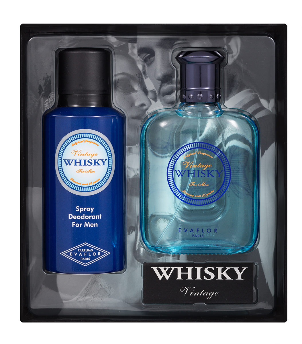 Evaflor Подарочный набор Whisky Vintageмужской: Туалетная вода,100 мл , дезодорант, 150 мл42898 Evaflor Подарочный набор Whisky Vintageмужской: Туалетная вода,100 мл , дезодорант, 150 мл42898Подарочный набор для мужчин : туалетная вода 100мл, парфюмированный дезодорант 150 мл.