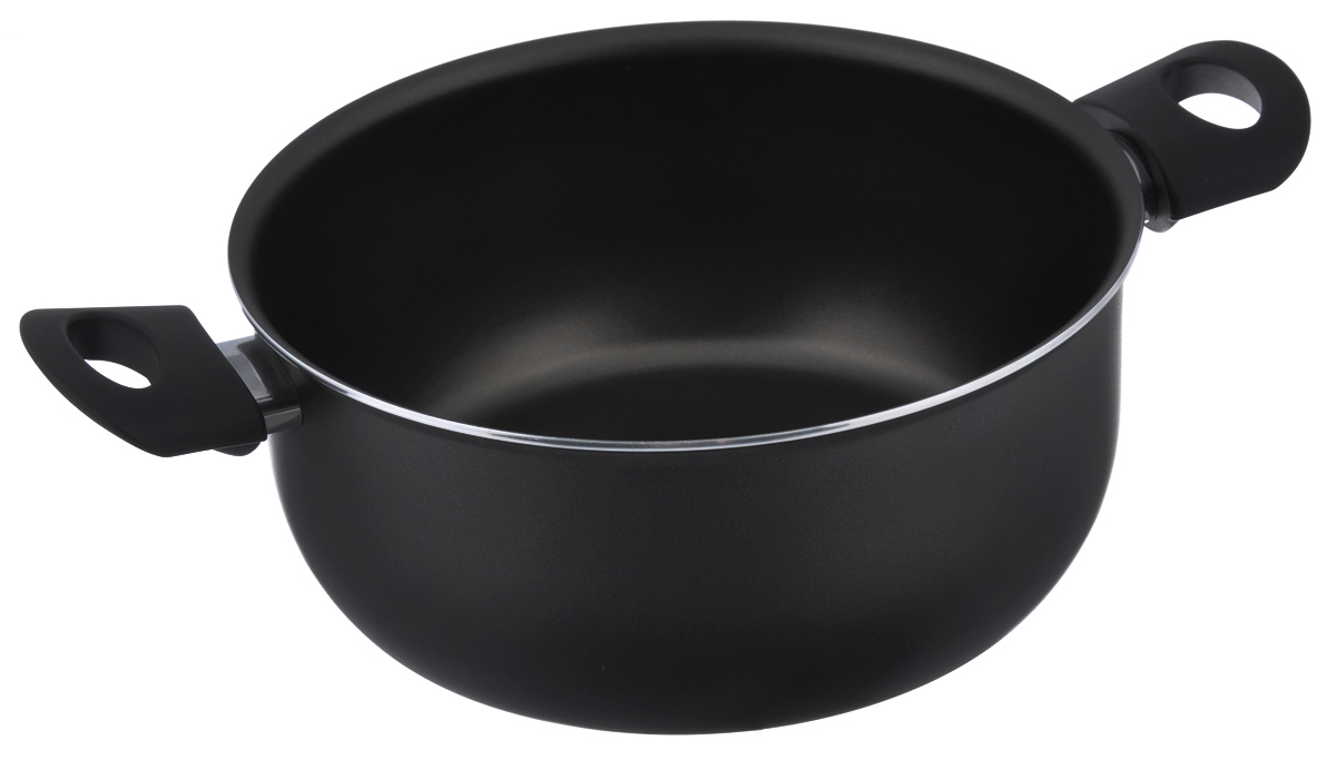 Кастрюля Tvs Basilico, цвет: черный. Диаметр 24 см82406242310301 Кастрюля Tvs Basilico, цвет: черный. Диаметр 24 см82406242310301Кастрюля TVS Basilico выполнена из алюминия с внешним покрытием черного цвета и обладает превосходной теплопроводностью. Толстое дно обеспечивает равномерное прогревание по всей поверхности. Внутреннее антипригарное покрытие IperTEK. Эргономичные ручки, изготовленные из бакелита, не нагревается и не позволит обжечь руки. Кастрюля TVS Basilico изготовлена из экологичных материалов, что делает ее пригодной для приготовления пищи детям. Подходит для всех видов плит, кроме индукционных. Можно мыть в посудомоечной машине. Внутренний диаметр кастрюли (по верхнему краю): 24 см. Ширина кастрюли (с учетом ручек): 37 см. Высота стенки: 11 см. Толщина стенки: 3 мм. Толщина дна: 4 мм.