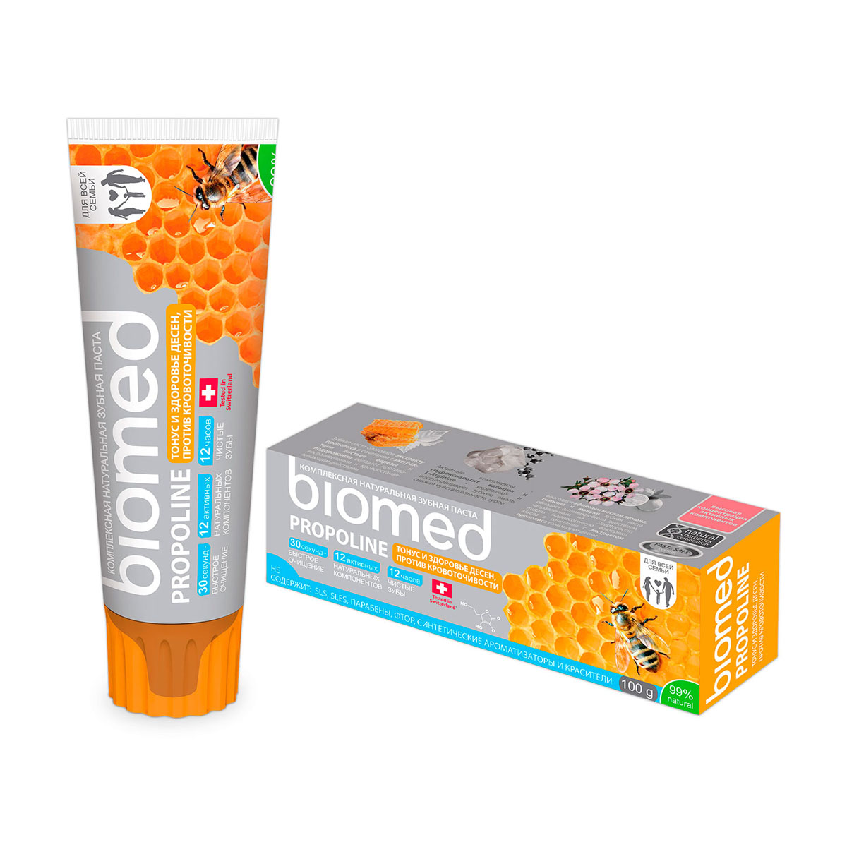 Biomed Зубная паста Propoline / Прополис, 100 гПЛ-190 Biomed Зубная паста Propoline / Прополис, 100 гПЛ-190Тонус и здоровье десен, против КРОВОТОЧИВОСТИ с экстрактом прополиса. Особенности состава: Не содержит: SLS, фтор, хим. отбеливающие компоненты, синтетические ароматизаторы, красители и продукты животного происхождения..