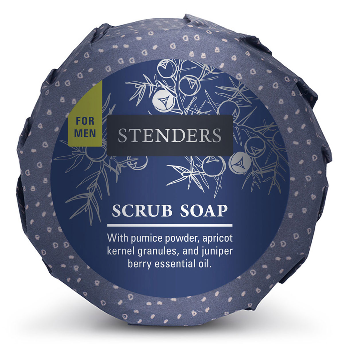 Stenders Мыло-скраб для мужчин, 100 г784039 Stenders Мыло-скраб для мужчин, 100 г784039Изготовленное вручную мыло со свежим, мужским ароматом для ежедневного очищения кожи рук и тела. Для эффективного скрабирования мыло содержит порошок пемзы и гранулы абрикосовых косточек. А можжевеловое эфирное масло взбодрит и освежит вас. Пемза является камнем вулканического происхождения, который возникает при контакте лавы с водой. При измельчении этого камня в мельчайшие частицы получается мелкий порошок, который благодаря своим глубоко очищающим и скрабирующим свойствам служит превосходным ингредиентом для косметики.