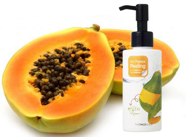 The Face Shop Пилинг для лица с экстрактом папаи PEELING, 150 млБ33041 The Face Shop Пилинг для лица с экстрактом папаи PEELING, 150 млБ33041Пилинг для лица, нежно и деликатно отшелушивает омертвевшие частички кожи, при этом обеспечивает необходимой влагой и питанием. Содержит натуральный фермент из папайи, позволяющий мягко удалять омертвевшие клетки без раздражения, и гиалуроновую кислоту, помогающую поддерживать необходимый уровень увлажнения кожи. Не содержит парабенов, спирта, ингредиентов животного происхождения, синтетических масел и искусственных красителей.Подходит для всех типов кожи, в том числе и ультрачувствительной.