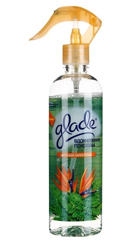 Освежитель воздуха Glade Вдохновение природы. Цветущий папоротник, эффект свежести для воздуха и тканей, 405 мл658925 Освежитель воздуха Glade Вдохновение природы. Цветущий папоротник, эффект свежести для воздуха и тканей, 405 мл658925Не содержит химических газов-пропеллентов и безвреден для большинства тканей. Вы видите,что используете благодаря современной прозрачной упаковке. Маленький размер частиц аэрозоля позволяет аромату дольше витать в воздухе.