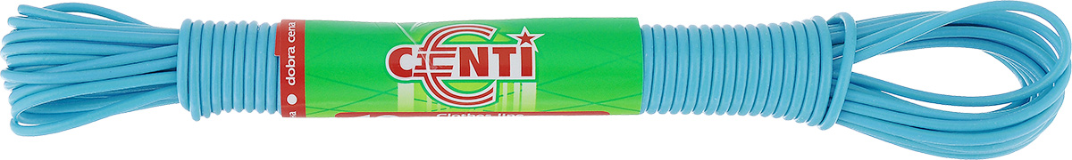 Шнур для белья Centi, цвет: голубой, 10 м9680 Шнур для белья Centi, цвет: голубой, 10 м9680Бельевая веревка Centi изготовлена из высококачественного полиэтилена и полипропилена. Веревка очень крепкая и надежная. При натягивании не провисает. Длина веревки: 10 м. Диаметр веревки: 2 мм.