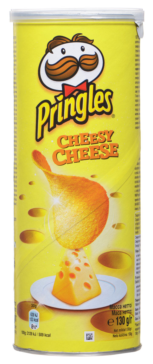 Pringles картофельные чипсы со вкусом сыра, 130 г7001060000 Pringles картофельные чипсы со вкусом сыра, 130 г7001060000Насыщенный вкус ароматного сыра Pringles - это хорошее настроение и качество продукта. Насладитесь этими восхитительными чипсами, где бы вы не находились.