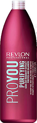 Revlon Professional Pro You Шампунь для волос очищающий Purifying Shampoo 1000 мл7203154000 Revlon Professional Pro You Шампунь для волос очищающий Purifying Shampoo 1000 мл7203154000Шампунь от Revlon для очищения и восстановления жирового баланса кожи головы содержит экстрагированные компоненты розмарина и шалфея и рекомендован для жирных волос. Активные компоненты шампуня образуют на поверхности волос защитный слой, препятствующий потере объема, увеличивающий блеск и гладкость волос. Средство обладает мягким, очищающим и успокаивающим действием по отношению к раздраженной или чувствительной коже и интенсивно питает и увлажняет фибру.