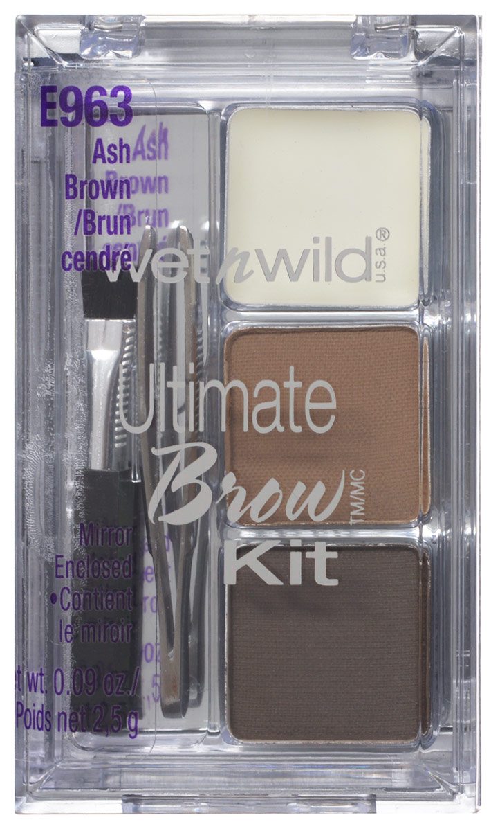 Wet n Wild Набор Для Бровей Ultimate Brow Kit ash brown 3 грE963 Wet n Wild Набор Для Бровей Ultimate Brow Kit ash brown 3 грE963Включает в себя встроенное зеркало. Ты можешь на ходу подправить макияж! Аккуратно аппликатором нанести на брови тени для бровей и зафиксировать результат гель-воском для бровей.