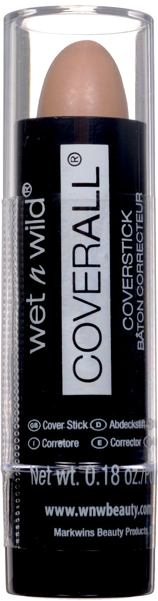 Wet n Wild Корректор Стик Coverall Concealer Stick medium 5 грE802 Wet n Wild Корректор Стик Coverall Concealer Stick medium 5 грE802Маскирует любые недостатки кожи. Аккуратно нанести на лицо с помощью спонжа или кисти.