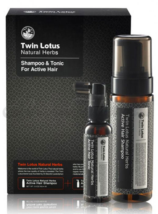 Twin Lotus Набор (лечение от выпадения волос) Herbal Active Hair Set шампунь 160 мл+ тоник 60 мл.0223 Twin Lotus Набор (лечение от выпадения волос) Herbal Active Hair Set шампунь 160 мл+ тоник 60 мл.0223Усиленная растительная формула обеспечивает экстра- питание кожи головы. Тем самым укрепляется волосяная луковица, тормозится выпадение и ломкость волос.