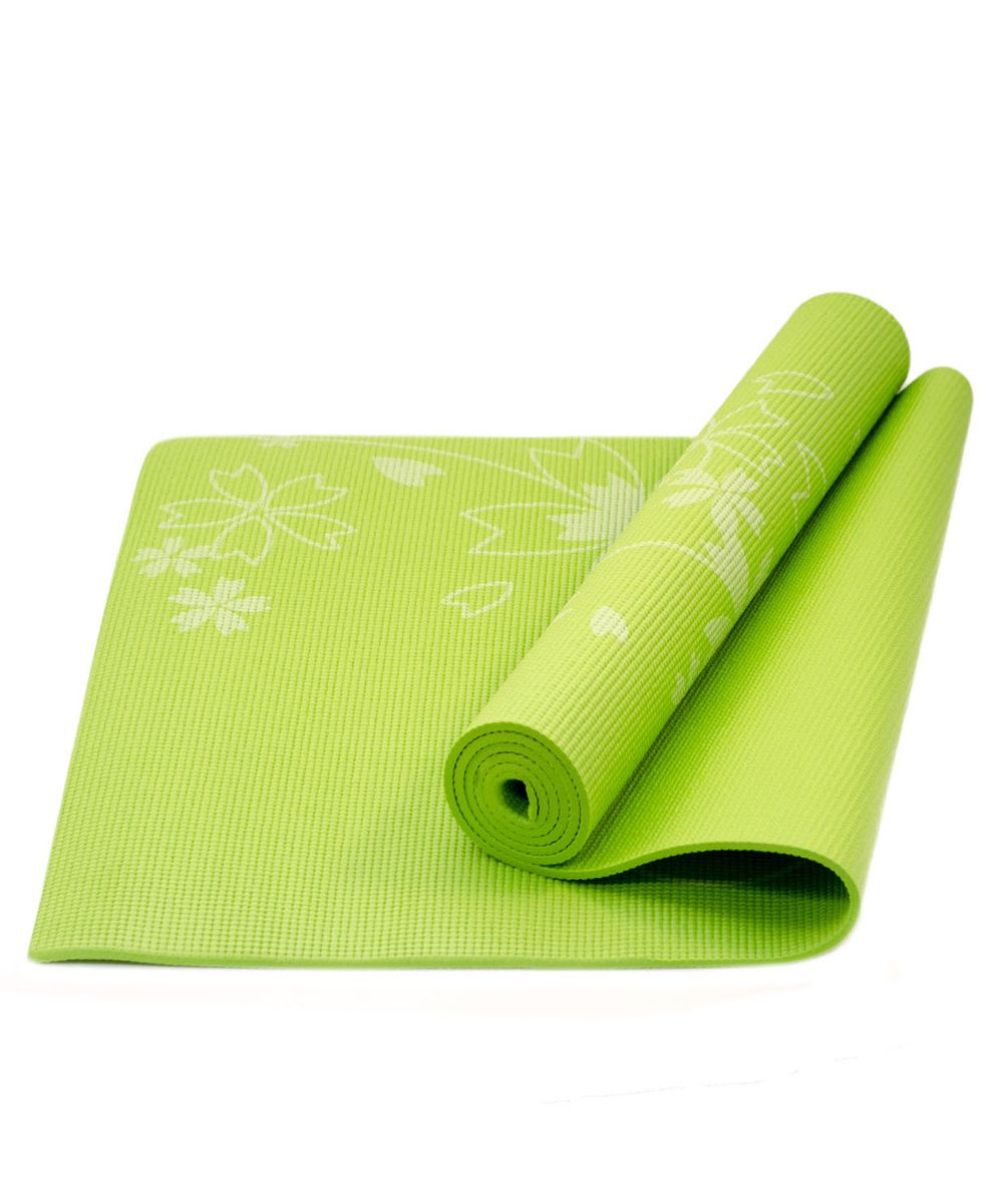 Коврик для йоги Starfit FM-102, цвет: зеленый, 173 х 61 х 0,4 смУТ-00007233 Коврик для йоги Starfit FM-102, цвет: зеленый, 173 х 61 х 0,4 смУТ-00007233Коврик для йоги Star Fit FM-102 - это незаменимый аксессуар для любого спортсмена как во время тренировки, так и во время пре-стретчинга (растяжки до тренировки) и стретчинга (растяжки после тренировки). Выполнен из высококачественного ПВХ и оформлен оригинальным рисунком в виде цветов. Коврик используется в фитнесе, йоге, функциональном тренинге. Его используют спортсмены различных видов спорта в своем тренировочном процессе. Предпочтительно использовать без обуви. Если в обуви, то с мягкой подошвой, чтобы избежать разрыва поверхности коврика.