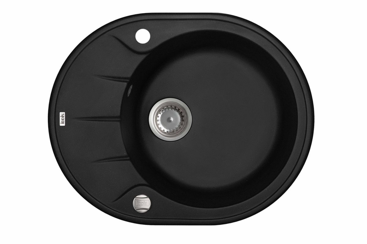 Мойка Iddis Kitchen G, granucryl, черная, 62 х 50 см. K06B621i87K06B621i87 Мойка Iddis Kitchen G, granucryl, черная, 62 х 50 см. K06B621i87K06B621i87Мойки для кухни IDDIS производятся из особого материала Granucryl: 80% натуральной гранитной крошки производства Германии 20% акриловой смолы Благодаря этому он имеет высокую устойчивость к физическим и механическим воздействиям, стойкость к воздействию средств бытовой химии и перепадам температур во время эксплуатации – свойства, необходимые для комфортного и надежного использования мойки на современной кухне. Термостойкость. Granucryl выдерживает температуру до 280?С, что позволяет хозяйкам ставить на мойку даже раскаленную посуду во время приготовления пищи. Стойкость цвета. Однородность материала Granucryl и высокотемпературная пигментация гранитной крошки обеспечивает первозданную яркость цвета мойки в течение всего периода эксплуатации. Пигментация происходит во вращающихся печах при температуре до 600 градусов. Каждая частица гранита химически связывается с пигментом, получая свой неповторимый цвет. При этом цвет никогда не выцветает и не может...