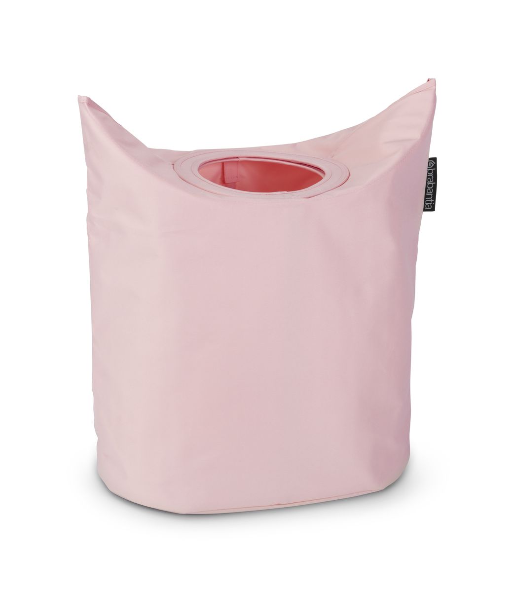 Сумка для белья Brabantia, цвет: розовый, 50 л. 102547102547 Сумка для белья Brabantia, цвет: розовый, 50 л. 102547102547Оригинальная сумка для белья Brabantia экономит место и превращает вашу стирку в увлекательное занятие. С помощью складывающихся магнитных ручек сумка закрывается и превращается в корзину для белья с загрузочным отверстием. Собрались стирать? Поднимите ручки, и ваша сумка готова к использованию. Особенности: Загрузочное отверстие для быстрой загрузки белья - просто сложите магнитные ручки; Большие удобные ручки для переноски; Удобно загружать белье в стиральную машину - большая вместимость и широкое отверстие; 2 года гарантии Brabantia; Объем 50 л.
