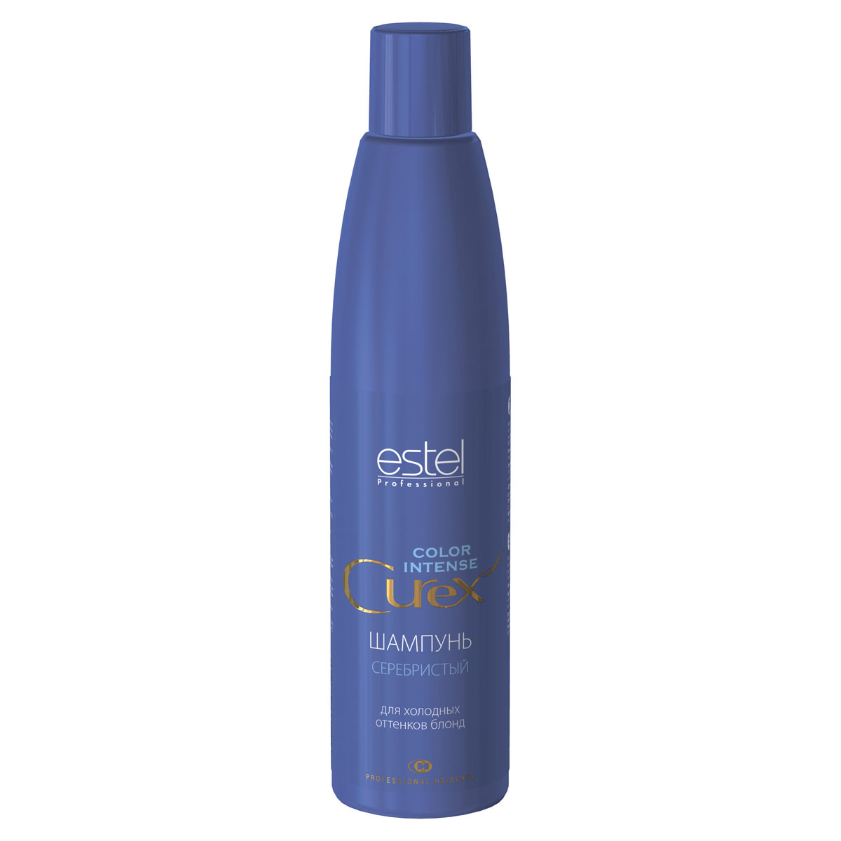 Estel Curex Color Intense Шампунь Серебристый для холодных оттенков блонд 300 млCU300/S4 Estel Curex Color Intense Шампунь Серебристый для холодных оттенков блонд 300 млCU300/S4Шампунь «Серебристый» для холодных оттенков блонд Estel Color Intense. Холодные голубые и фиолетовые пигменты в составе шампуня усиливают серебристые оттенки на светлых и осветленных волосах, нейтрализуют нежелательный желтый нюанс. Питающий провитамин В5 укрепляет волосы, придает им эластичность. Результат: Мягкое тонирование Серебристый оттенок Нежное очищение.