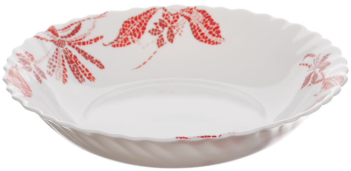 Миска Luminarc Romancia, диаметр 18 смH2404 Миска Luminarc Romancia, диаметр 18 смH2404Элегантная миска Luminarc Romancia, изготовленная из высококачественного стекла, имеет изысканный внешний вид. Яркий дизайн придется по вкусу и ценителям классики, и тем, кто предпочитает утонченность. Миска Luminarc Romancia идеально подойдет для сервировки стола и станет отличным подарком к любому празднику. Диаметр (по верхнему краю): 18 см.