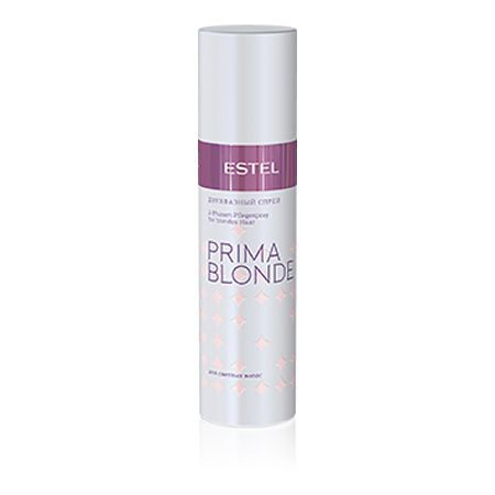 Estel Prima Blonde - Двухфазный спрей для светлых волос 200 млPB.5 Estel Prima Blonde - Двухфазный спрей для светлых волос 200 млPB.5Тип волос: Светлые натуральные и окрашенные Проблемы волос: Сухость и ломкость Спрей активно питает и увлажняет сухие и ломкие светлые волосы. В составе продукта – комплекс Peаrl Comfort с протеинами пшеницы. Ничуть не перегружая волосы, спрей эффективно восстанавливает их структуру, наделяет природной силой, придает объем и сияние по всей длине. Дополнительно обеспечивает термозащиту при укладке. Результат: Протеины пшеницы – восстановление волос Фенил триметикон – блеск волос Поликватерниум – объем волос.