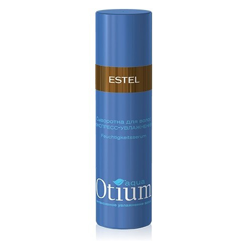 Estel Otium Aqua Легкая увлажняющая сыворотка для волос 100 млOT.126 Estel Otium Aqua Легкая увлажняющая сыворотка для волос 100 млOT.126Estel Professional Otium Aqua Лёгкая увлажняющая сыворотка- несмываемый уход: приглаживает кутикулу сухих, ломких волос, увлажняет пересушенные кончики, склеивает их, контролирует непослушные волосы, делает их подвижными и управляемыми, не перегружает волосы, защищает от неблагоприятных внешних воздействий, обладает антистатическим эффектом, придает блеск. В результате гладкие блестящие волосы и ухоженный вид пречески.