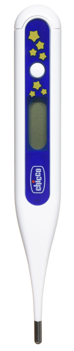 Chicco Термометр DigiBaby цифровой цвет синий6929000000_синий Chicco Термометр DigiBaby цифровой цвет синий6929000000_синийТермометр Chicco Digi Baby предназначен для измерения температуры у ребенка. Термометр подходит для измерения температуры под мышкой, орально и ректально. Благодаря удобному дисплею и звуковому сигналу измерять температуру малышу максимально просто и легко. Электронный термометр обеспечивает точность измерения с погрешностью до 0,1 С. Предусмотрен индикатор разряда батареи. Измерение температуры электронным термометром имеет особенности по сравнению с ртутным термометром и требует точного соблюдения инструкции. Термометр упакован в пластиковый футляр. В комплект входит инструкция по эксплуатации термометра на русском языке. Для работы термометра необходима 1 батарейка напряжением 1,5V типа LR41 (входит в комплект).