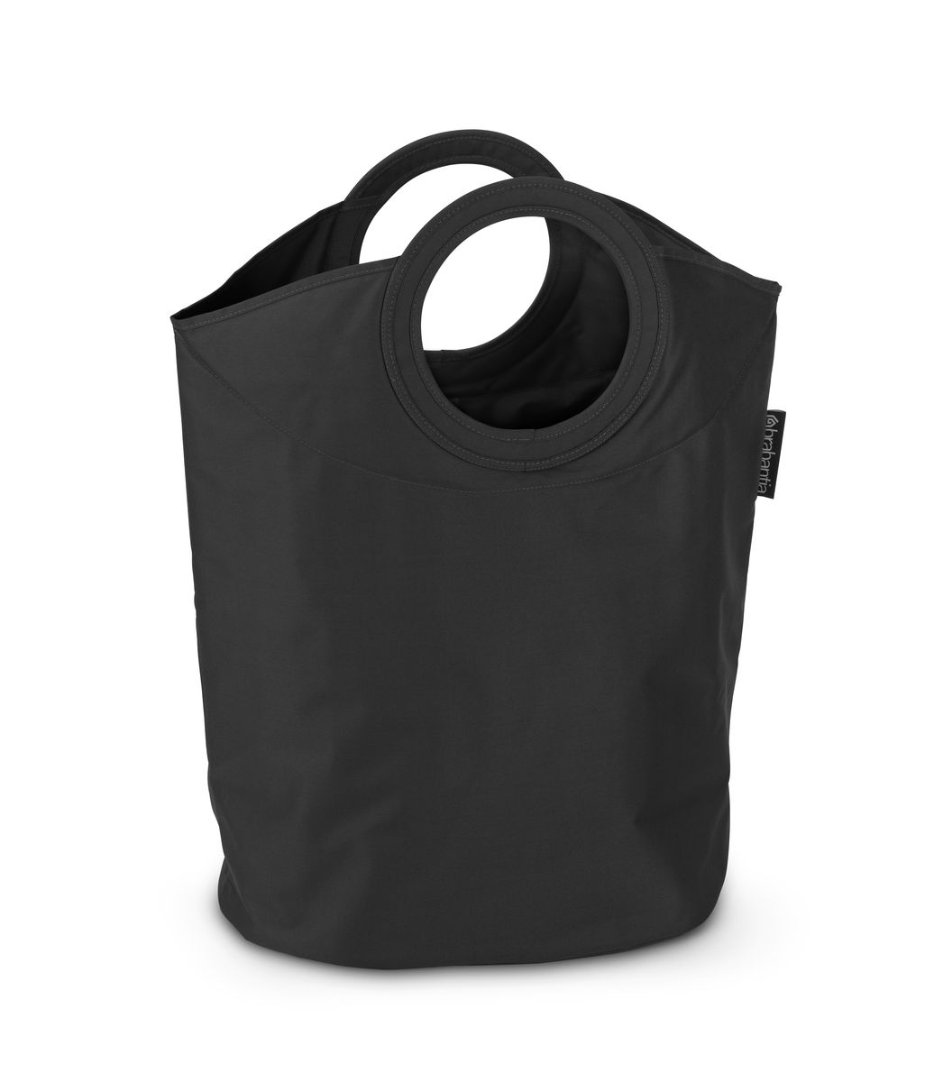 Сумка для белья Brabantia, цвет: черный, 50 л. 101601101601 Сумка для белья Brabantia, цвет: черный, 50 л. 101601101601Оригинальная сумка для белья Brabantia экономит место и превращает вашу стирку в увлекательное занятие. С помощью складывающихся магнитных ручек сумка закрывается и превращается в корзину для белья с загрузочным отверстием. Собрались стирать? Поднимите ручки, и ваша сумка готова к использованию. Особенности: Загрузочное отверстие для быстрой загрузки белья - просто сложите магнитные ручки; Большие удобные ручки для переноски; Удобно загружать белье в стиральную машину - большая вместимость и широкое отверстие; 2 года гарантии Brabantia; Объем 50 л.