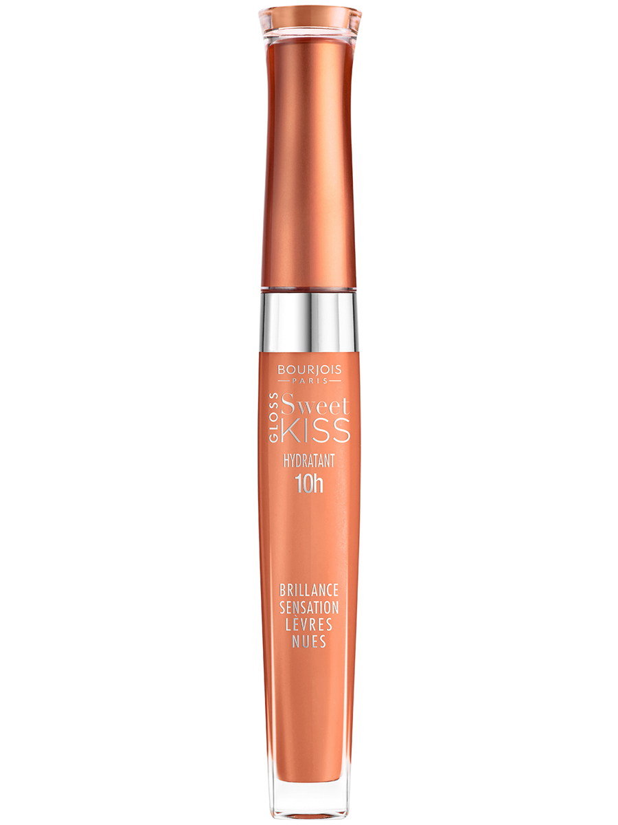 Bourjois Блеск Для Губ Sweet Kiss-gloss Тон 01 6 мл1301207 Bourjois Блеск Для Губ Sweet Kiss-gloss Тон 01 6 мл1301207Альянс превосходного сияния и комфортной текстуры бальзама. Изумительный блеск Sweet Kiss, обогащенный драгоценными маслами, не растекается. Текстура в виде бальзама словно скользит по губам, абсолютно не ощущается. Комфорт и увлажнение сохраняются в течение 10 часов. Растительные экстракты в составе отвечают за питание и сияние губ. Кристальное сияние без перламутра, стойкость, комфорт и чистые, прозрачные оттенки - в блеске Sweet Kiss.