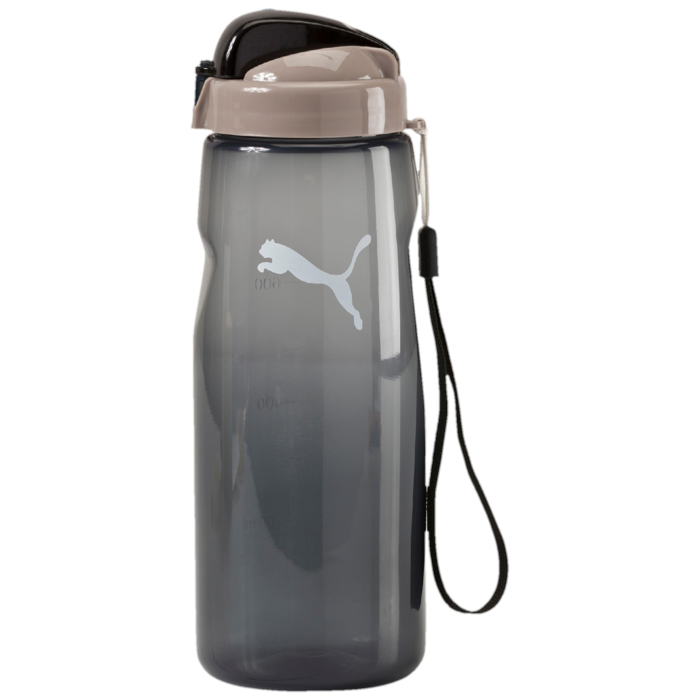 Бутылка для воды Puma Lifestyle, цвет: черный. 0528410105284101 Бутылка для воды Puma Lifestyle, цвет: черный. 0528410105284101Бутылка для воды Lifestyle Water Bottle будет по достоинству оценена ведущими активный образ жизни людьми. Выполненная из качественных материалов, она оснащена удобным для питья носиком и ручкой для удобства транспортировки. Незаменима для спортсменов, занимающихся в спортивных залах и на свежем воздухе, бегунов, атлетов. Бутылка рассчитана на жидкости, температура которых не превышает 50°C. Оформлена логотипом Puma Cat.