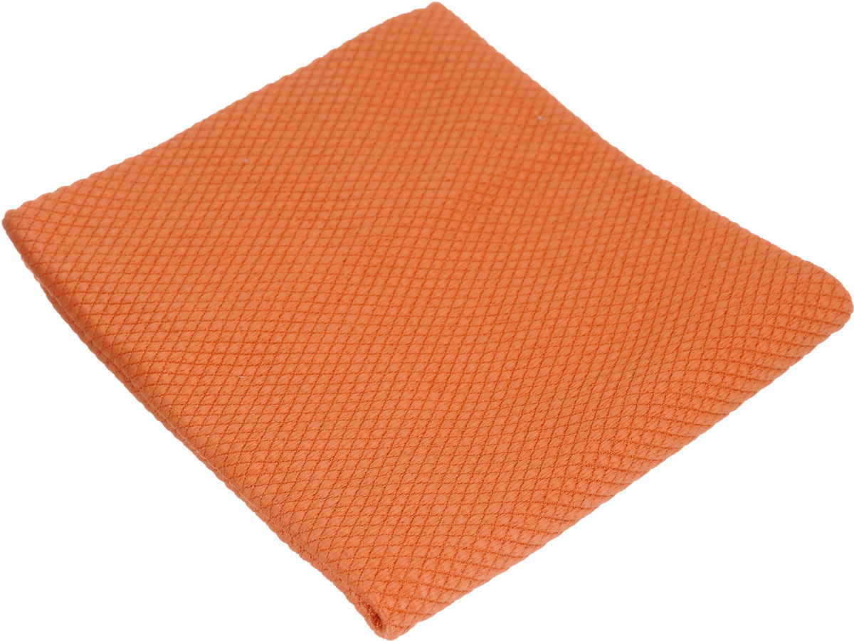Салфетка чистящая Sapfire Cleaning X-treme Сloth, цвет: оранжевый, 35 х 40 см3023_оранжевый Салфетка чистящая Sapfire Cleaning X-treme Сloth, цвет: оранжевый, 35 х 40 см3023_оранжевыйСалфетка Sapfire Cleaning X-treme Сloth предназначена для бережной очистки от сильных загрязнений. Великолепно удаляет пыль и грязь с любой поверхности. Клиновидные микроскопические волокна захватывают и легко удерживают частички пыли, жировой и никотиновый налет, микроорганизмы, в том числе болезнетворные и вызывающие аллергию. Материал салфетки: микрофибра (85% полиэстер и 15% полиамид) - обладает уникальной способностью быстро впитывать большой объем жидкости (в 8 раз больше собственной массы). Салфетка великолепно моет и сушит. Протертая поверхность становится идеально чистой, сухой, блестящей, без разводов и ворсинок. Размер салфетки: 35 х 40 см.